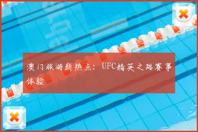 澳门旅游新热点:UFC精英之路赛事体验