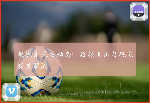 樊振东采访动态：近期言论与观点深度解读