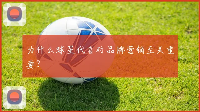 为什么球星代言对品牌营销至关重要？