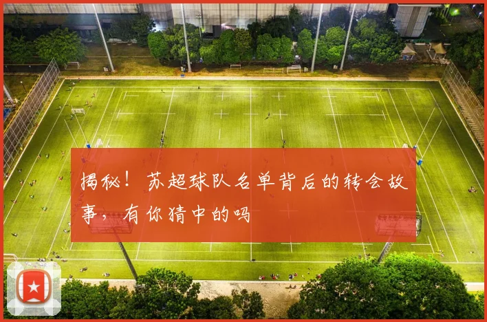 揭秘!苏超球队名单背后的转会故事,有你猜中的吗