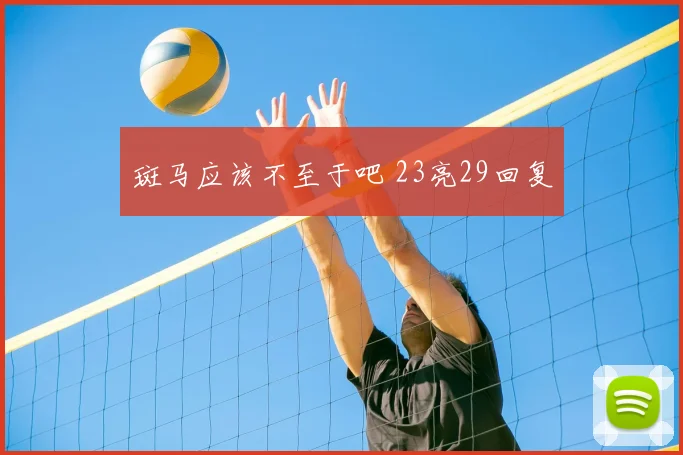 斑马应该不至于吧 23亮29回复
