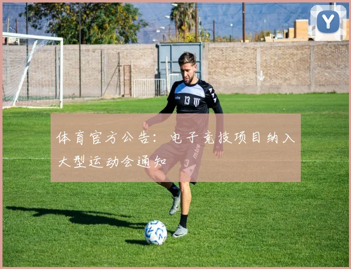 体育官方公告：电子竞技项目纳入大型运动会通知