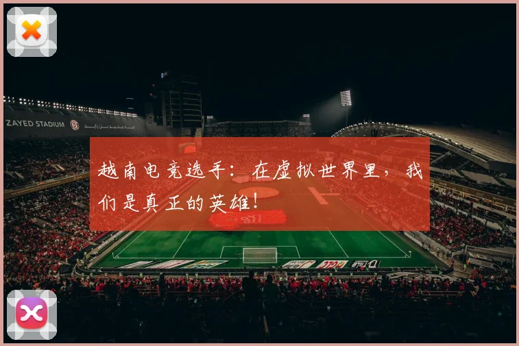 越南电竞选手：在虚拟世界里，我们是真正的英雄！