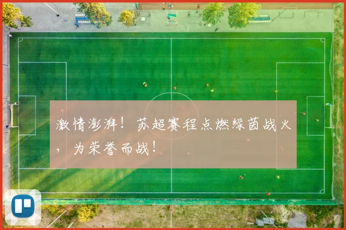 激情澎湃！苏超赛程点燃绿茵战火，为荣誉而战！